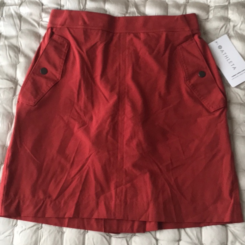 Athleta Vienna Cargo Skort, paprika, 4